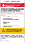 Patient Safety Card